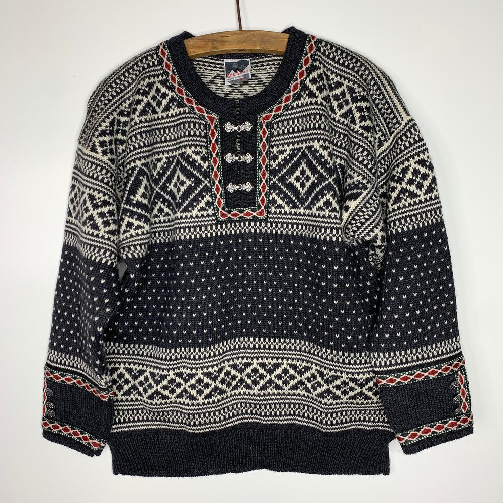 Vintage 90's Dale of Norway Sweater Nordic Fair Isle Wool Knit Unisex